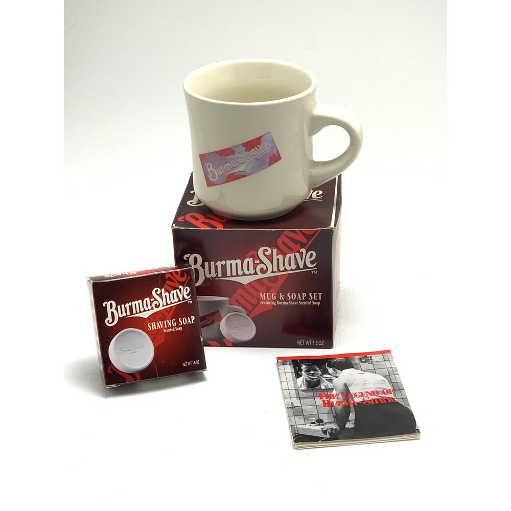 Vintage Burma Shaving Set